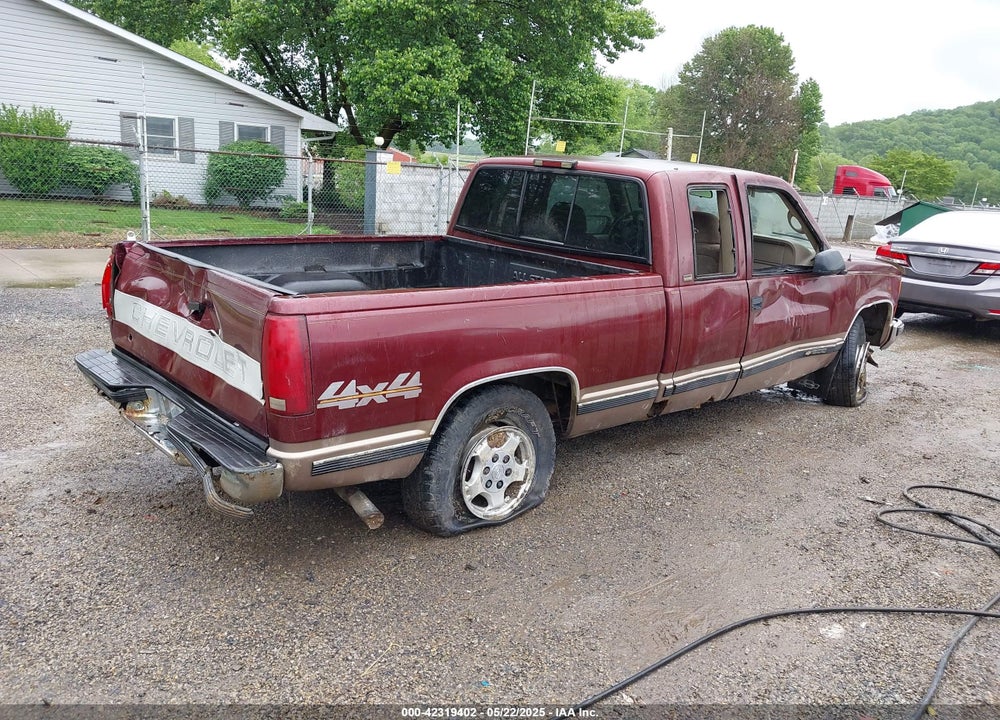 1997 CHEVROLET K1500 FLEETSIDE VIN: 2GCEK19R4V1126610
