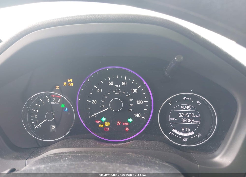 2022 HONDA HR-V VIN: 3CZRU5H34NM704417