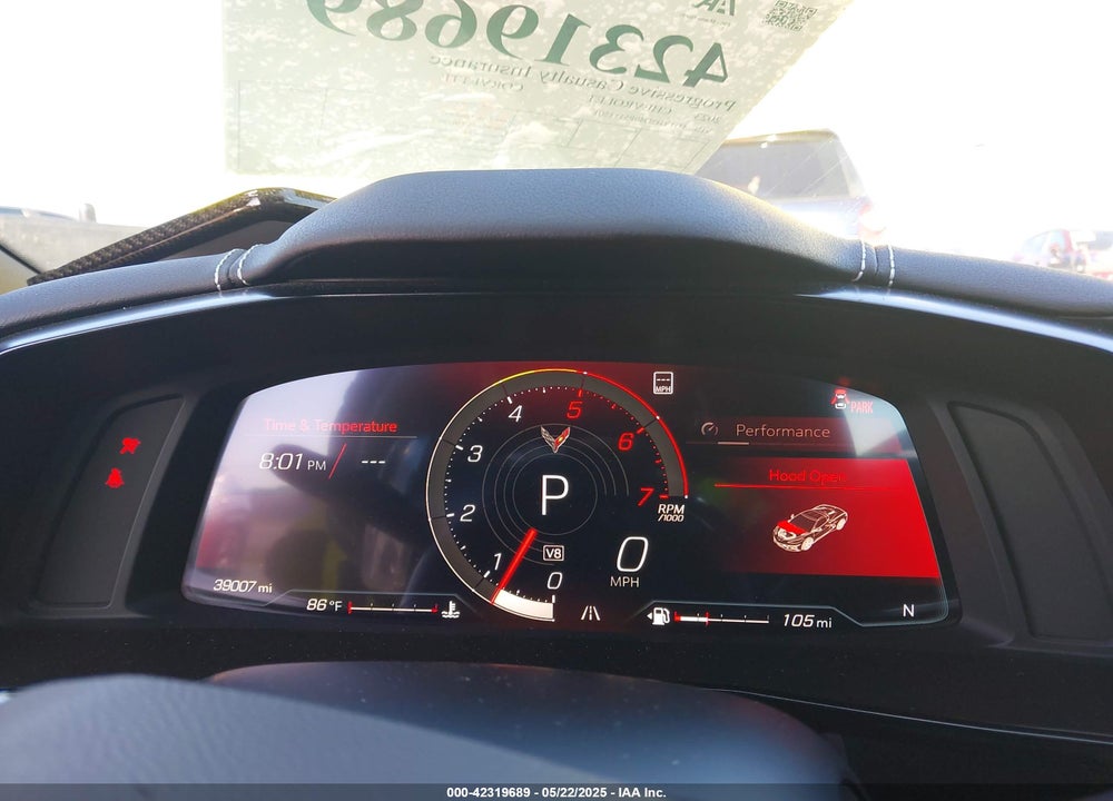 2023 CHEVROLET CORVETTE VIN: 1G1YB2D40P5111501