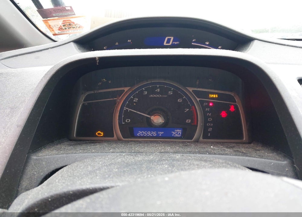 2009 HONDA CIVIC VIN: 2HGFA16329H506339