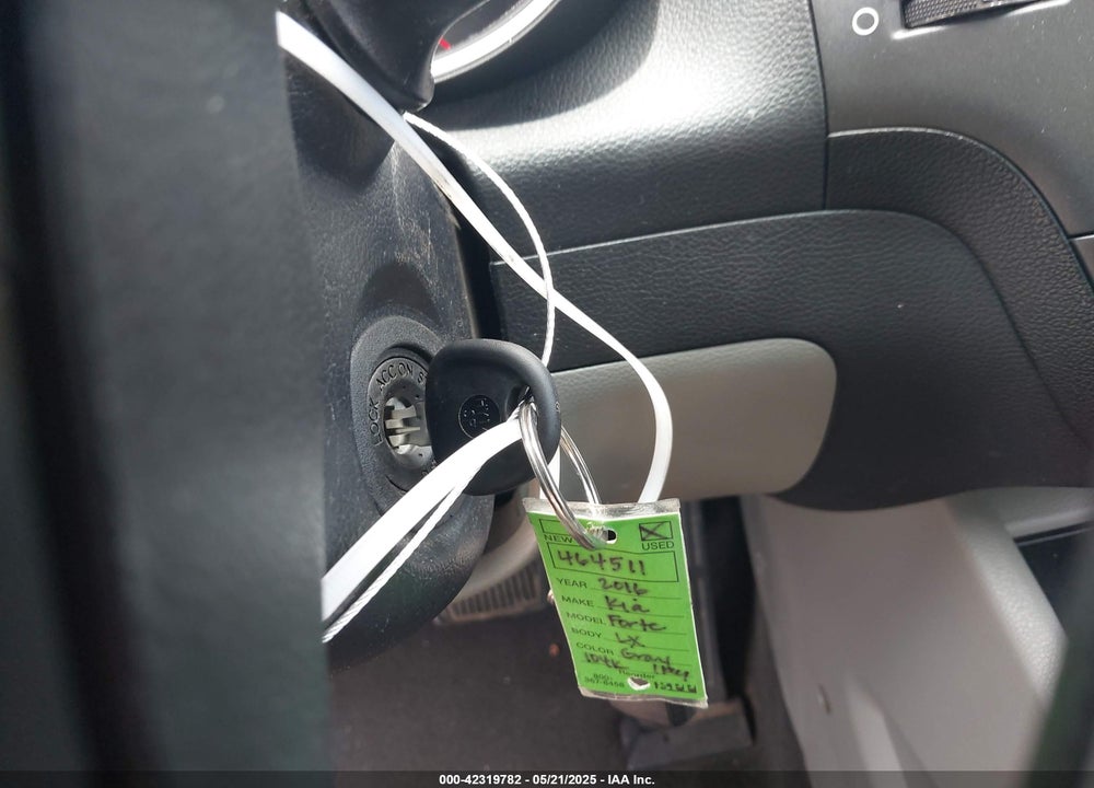 2016 KIA FORTE LX VIN: KNAFK4A67G5464511
