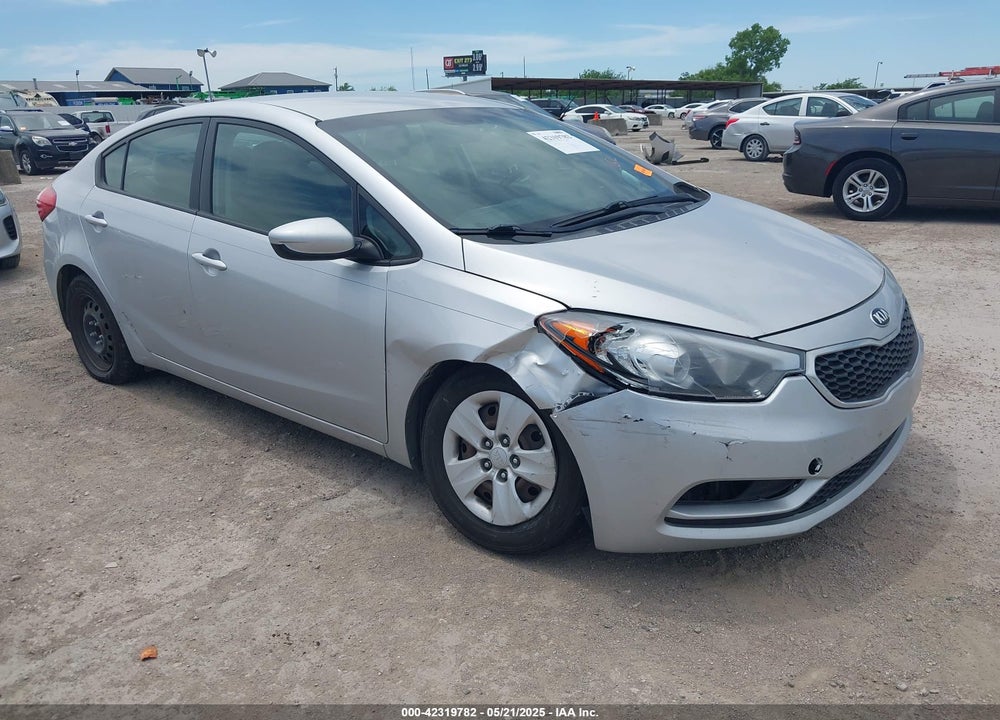2016 KIA FORTE LX VIN: KNAFK4A67G5464511