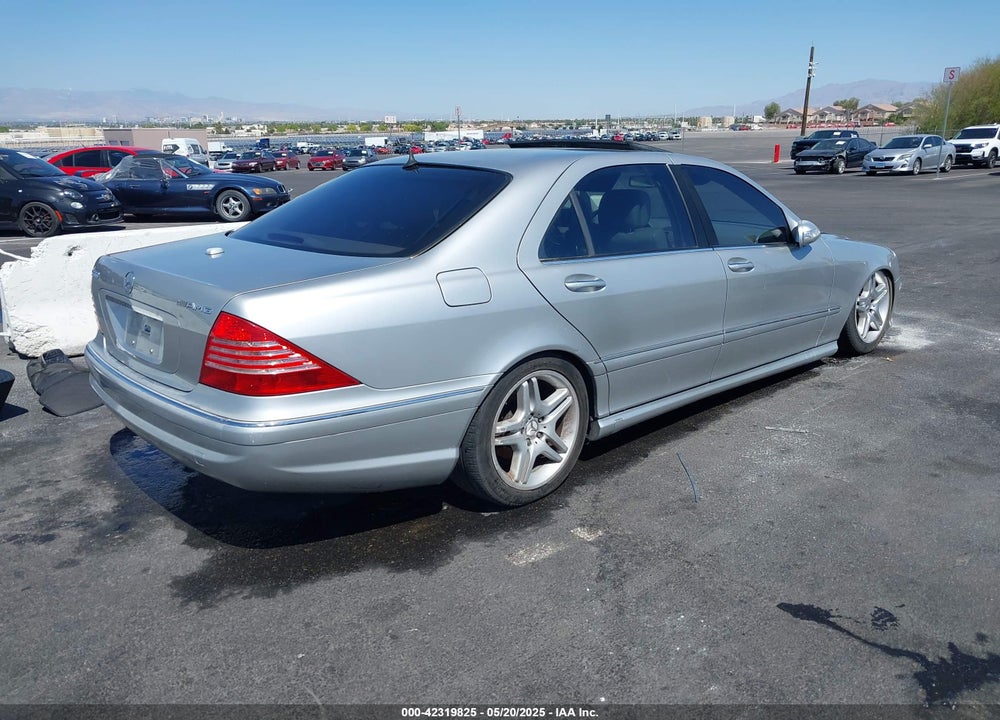 2006 MERCEDES-BENZ S 500 VIN: WDBNG75J96A474316