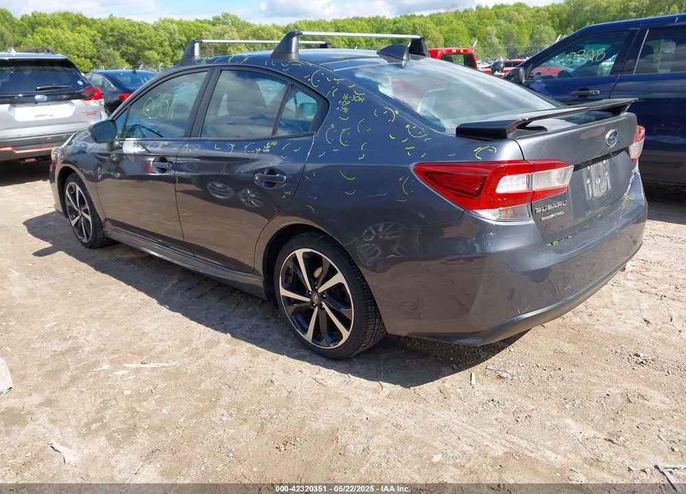 2022 SUBARU IMPREZA VIN: 4S3GKAM60N3602996