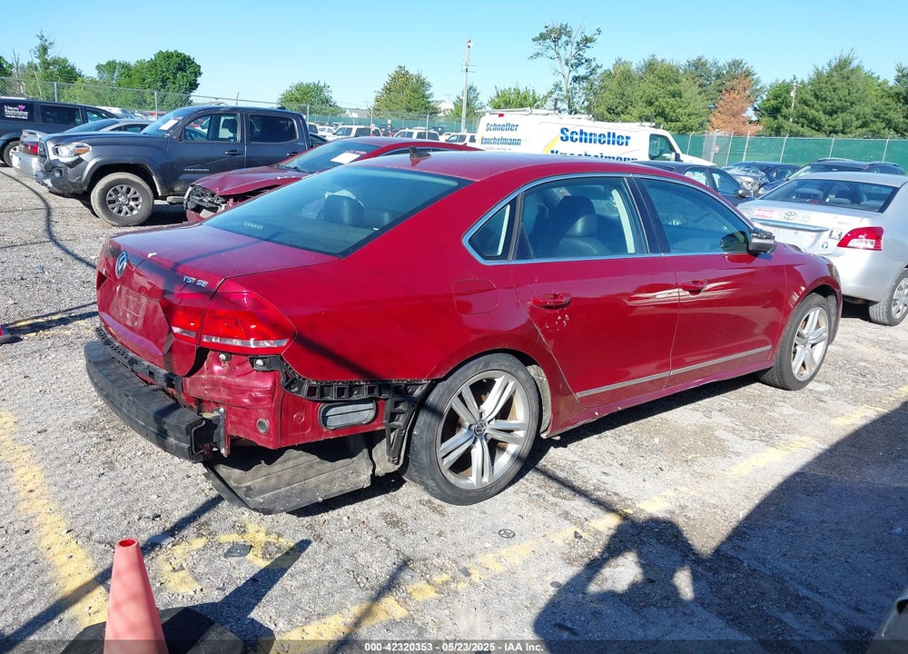 2015 VOLKSWAGEN PASSAT VIN: 1VWBT7A3XFC066237