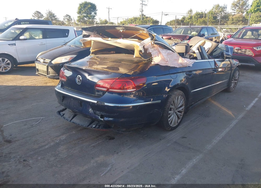2014 VOLKSWAGEN CC 3.6L VR6 EXECUTIVE VIN: WVWGU7AN2EE535931