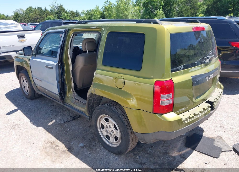 2012 JEEP PATRIOT SPORT VIN: 1C4NJPBB6CD589661