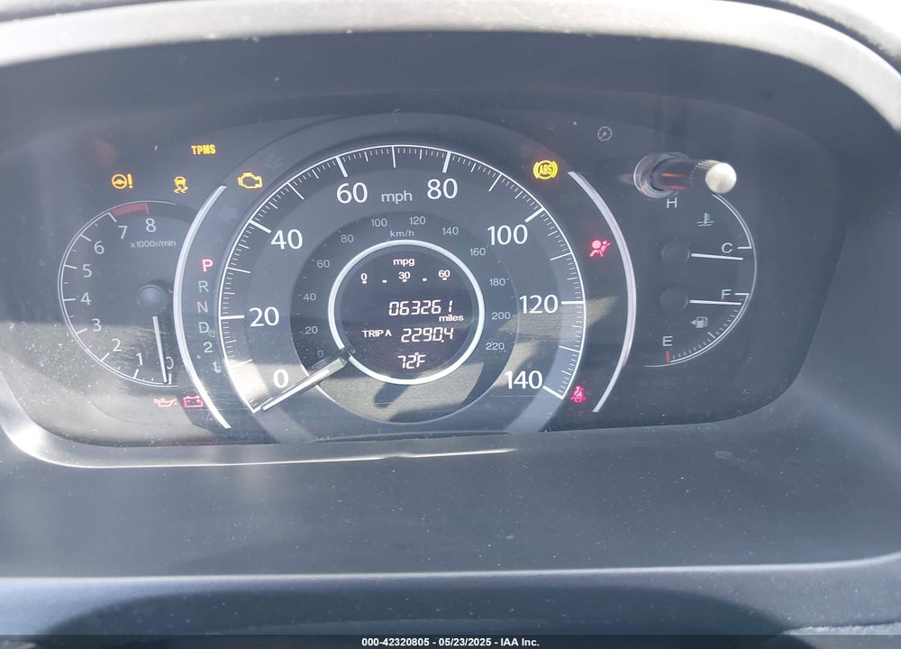 2013 HONDA CR-V EX-L VIN: 5J6RM4H75DL025303
