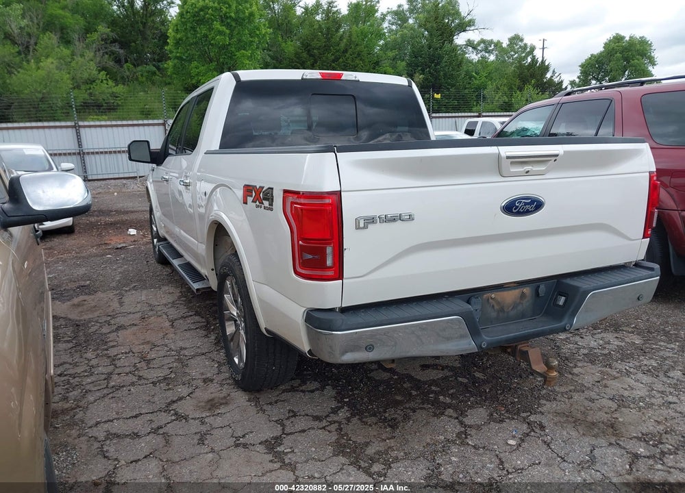 2017 FORD F-150 LARIAT VIN: 1FTEW1EF9HKC54085