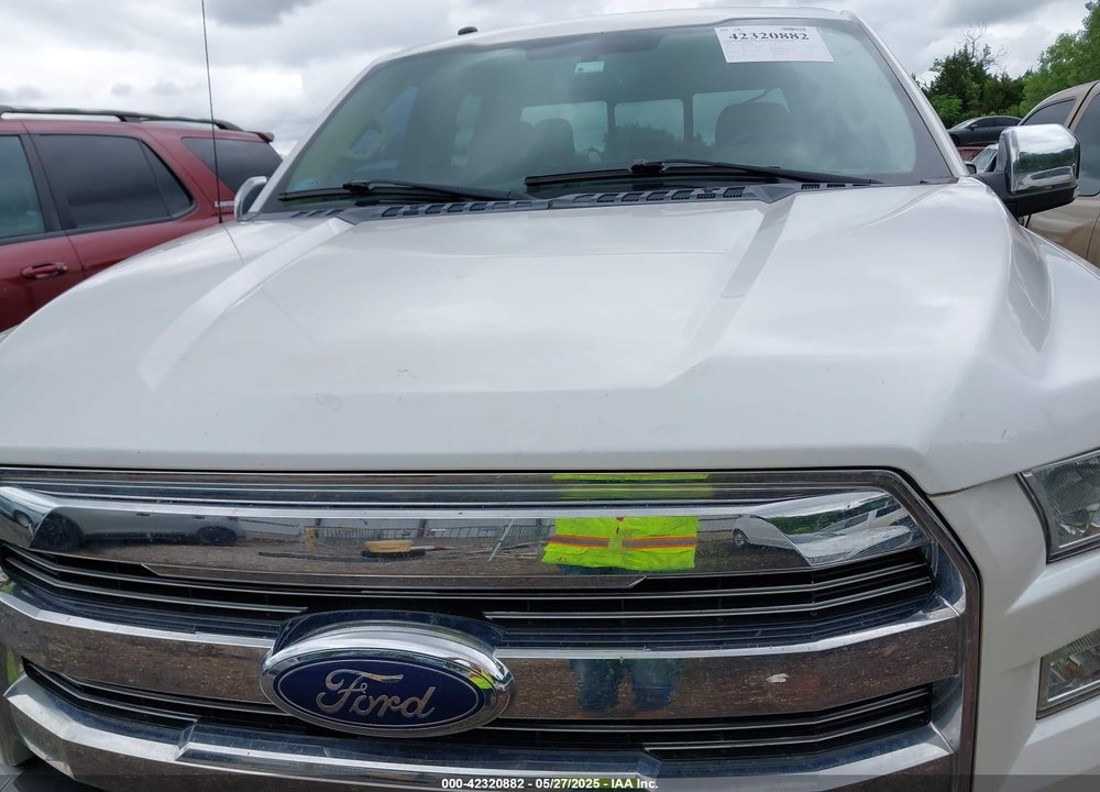 2017 FORD F-150 LARIAT VIN: 1FTEW1EF9HKC54085