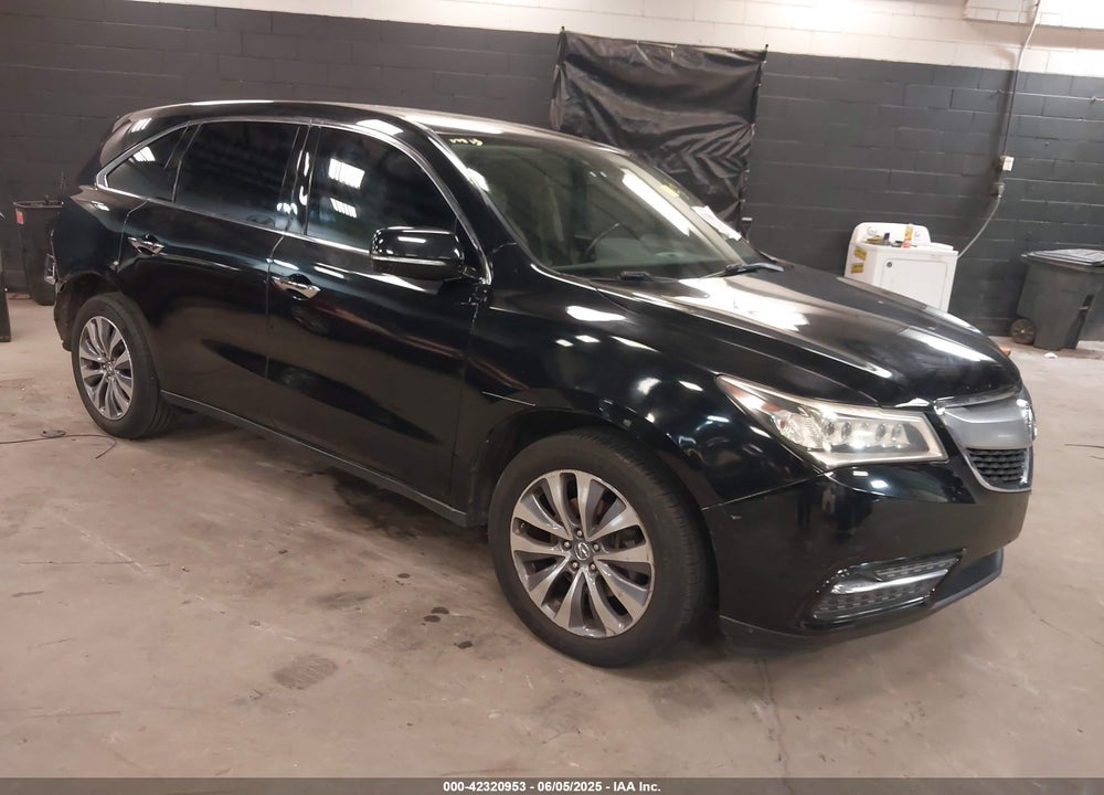2014 ACURA MDX TECHNOLOGY PACKAGE VIN: 5FRYD3H49EB018598