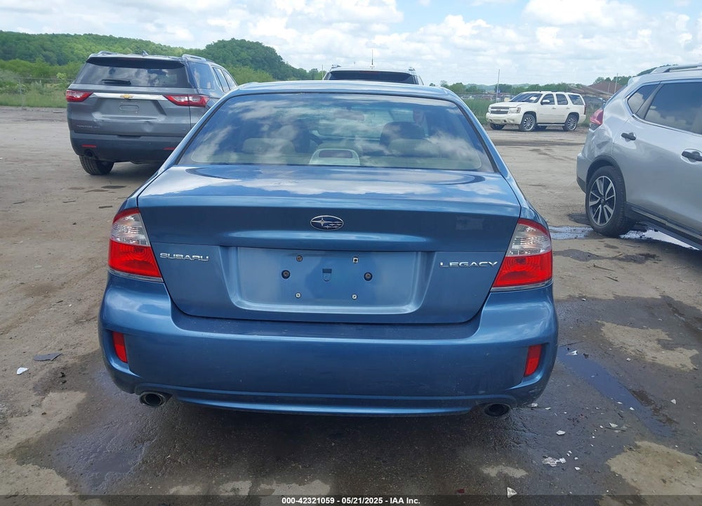 2009 SUBARU LEGACY 2.5I VIN: 4S3BL616997219789