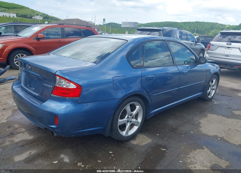 2009 SUBARU LEGACY 2.5I VIN: 4S3BL616997219789