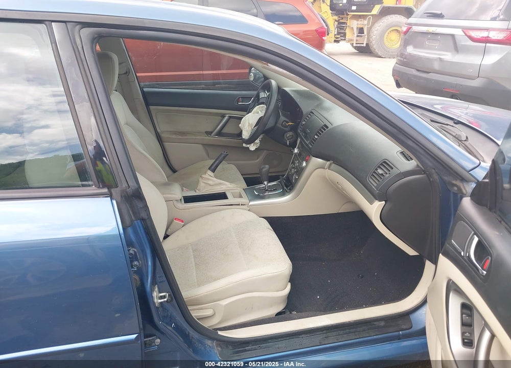 2009 SUBARU LEGACY 2.5I VIN: 4S3BL616997219789