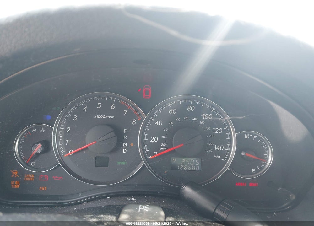 2009 SUBARU LEGACY 2.5I VIN: 4S3BL616997219789