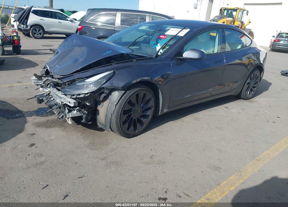 2022 TESLA MODEL 3 PERFORMANCE DUAL MOTOR ALL-WHEEL DRIVE VIN: 5YJ3E1EC3NF203321