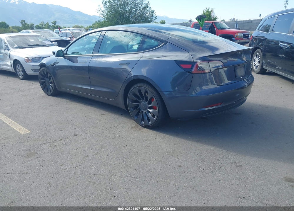 2022 TESLA MODEL 3 PERFORMANCE DUAL MOTOR ALL-WHEEL DRIVE VIN: 5YJ3E1EC3NF203321