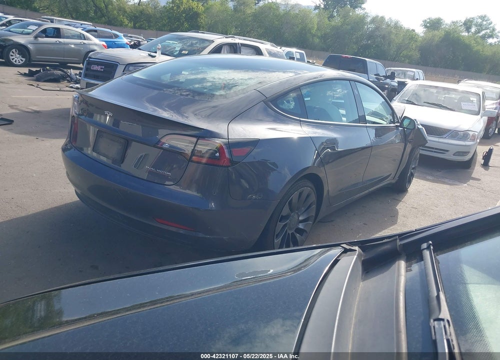 2022 TESLA MODEL 3 PERFORMANCE DUAL MOTOR ALL-WHEEL DRIVE VIN: 5YJ3E1EC3NF203321