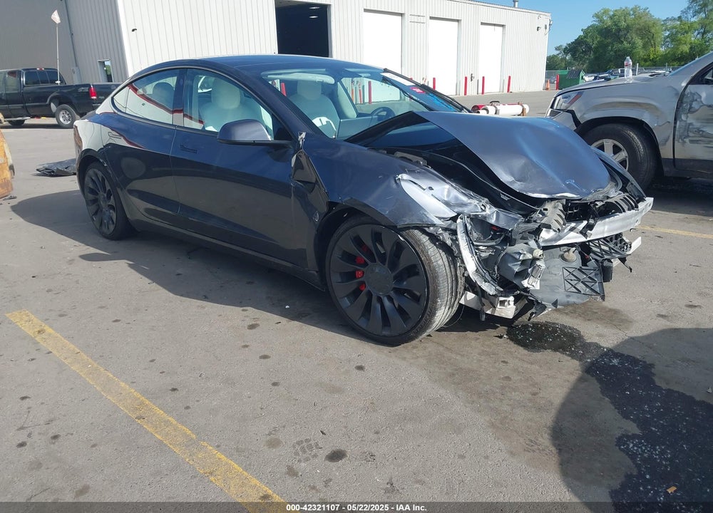2022 TESLA MODEL 3 PERFORMANCE DUAL MOTOR ALL-WHEEL DRIVE VIN: 5YJ3E1EC3NF203321