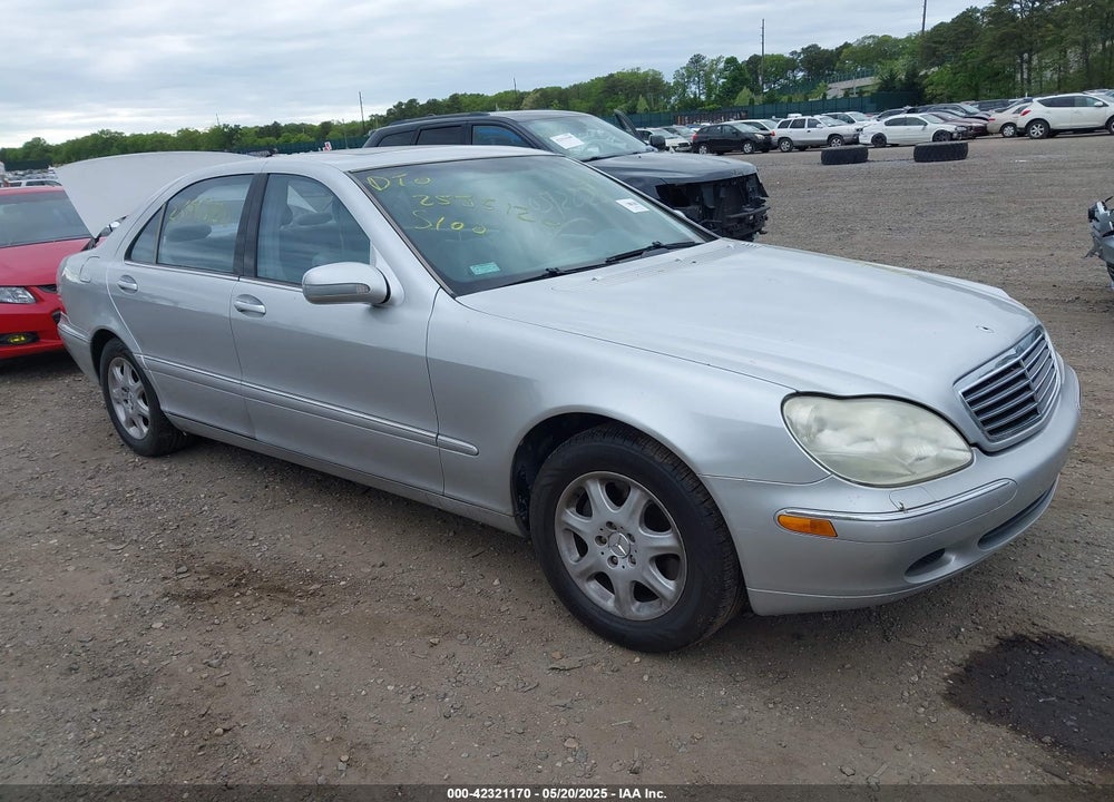 2001 MERCEDES-BENZ S 500 VIN: WDBNG75J91A174025
