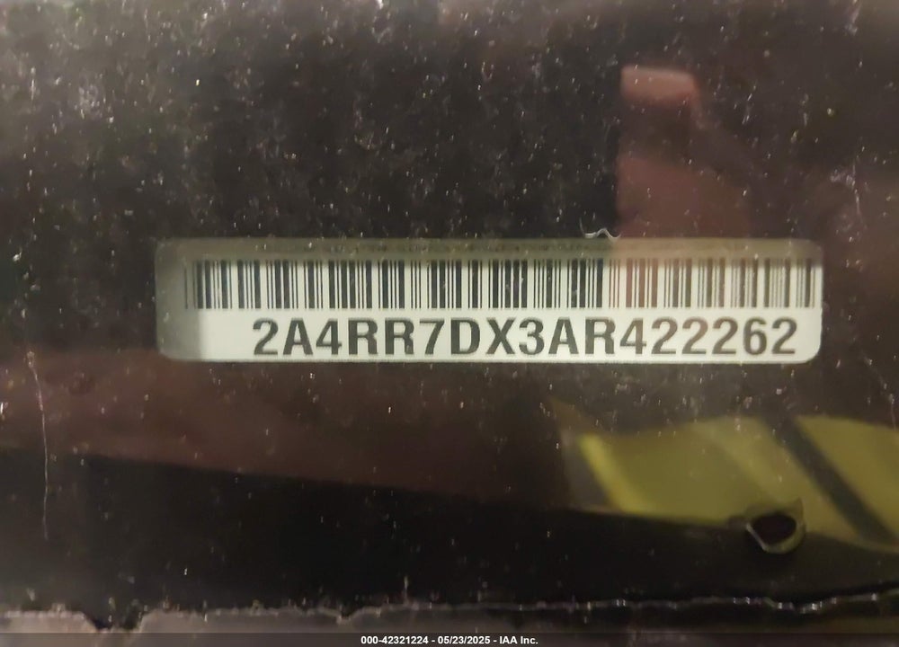 2010 CHRYSLER TOWN & COUNTRY NEW LIMITED VIN: 2A4RR7DX3AR422262