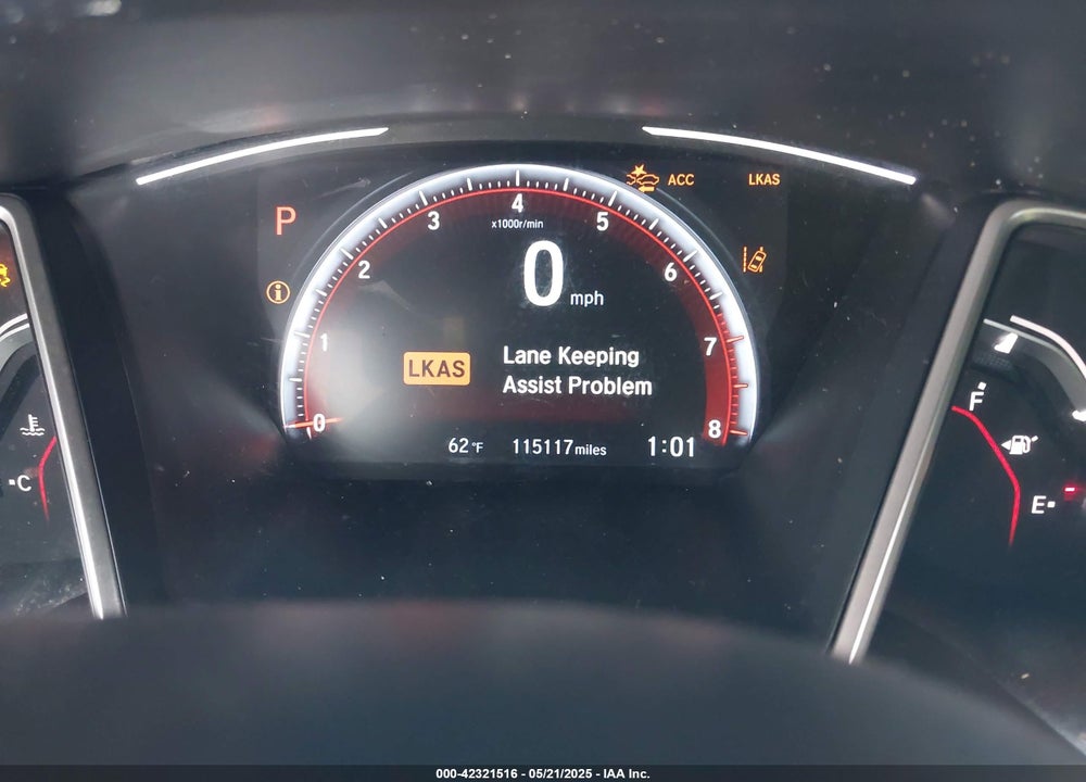 2019 HONDA CIVIC VIN: 19XFC2F85KE212204
