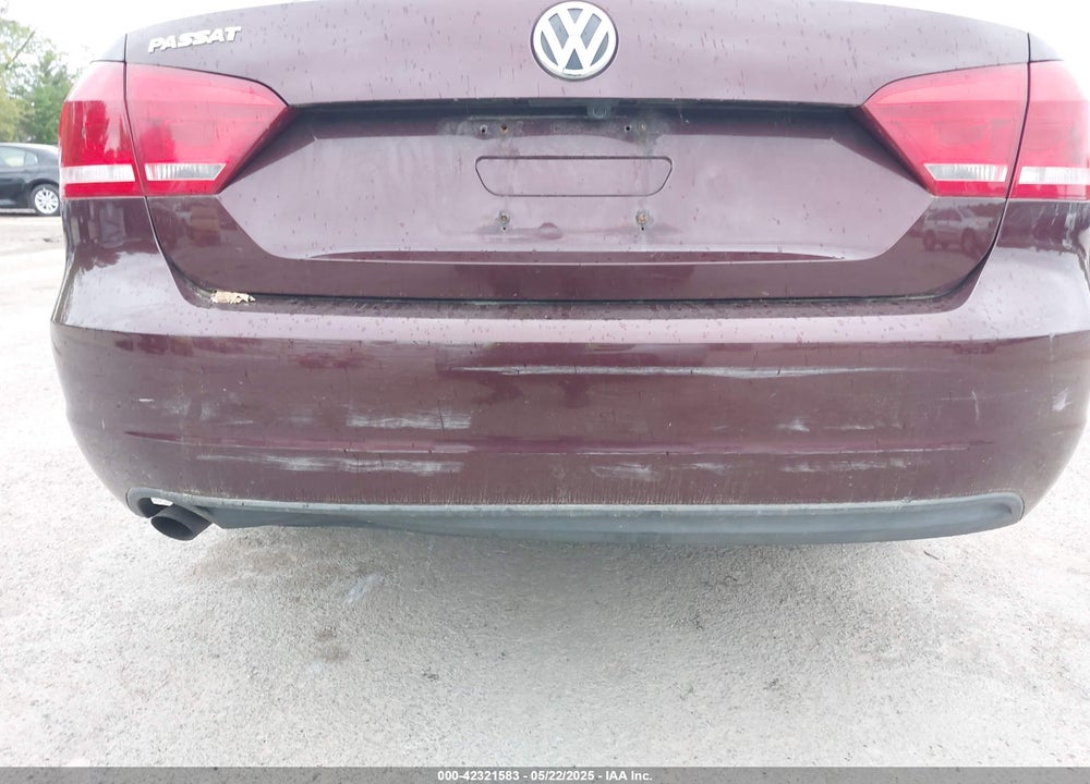 2013 VOLKSWAGEN PASSAT 2.5L S VIN: 1VWAP7A34DC065484