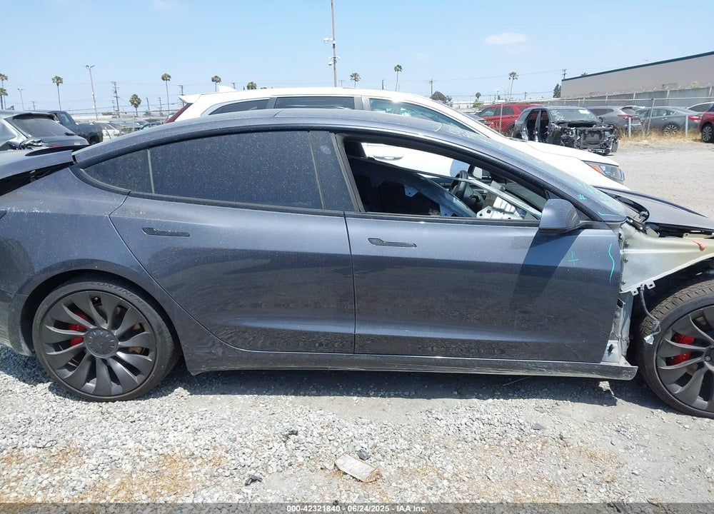 2022 TESLA MODEL 3 PERFORMANCE DUAL MOTOR ALL-WHEEL DRIVE VIN: 5YJ3E1EC7NF176530