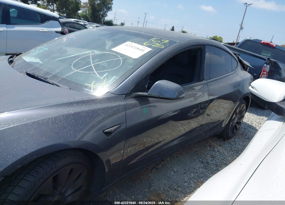2022 TESLA MODEL 3 PERFORMANCE DUAL MOTOR ALL-WHEEL DRIVE VIN: 5YJ3E1EC7NF176530