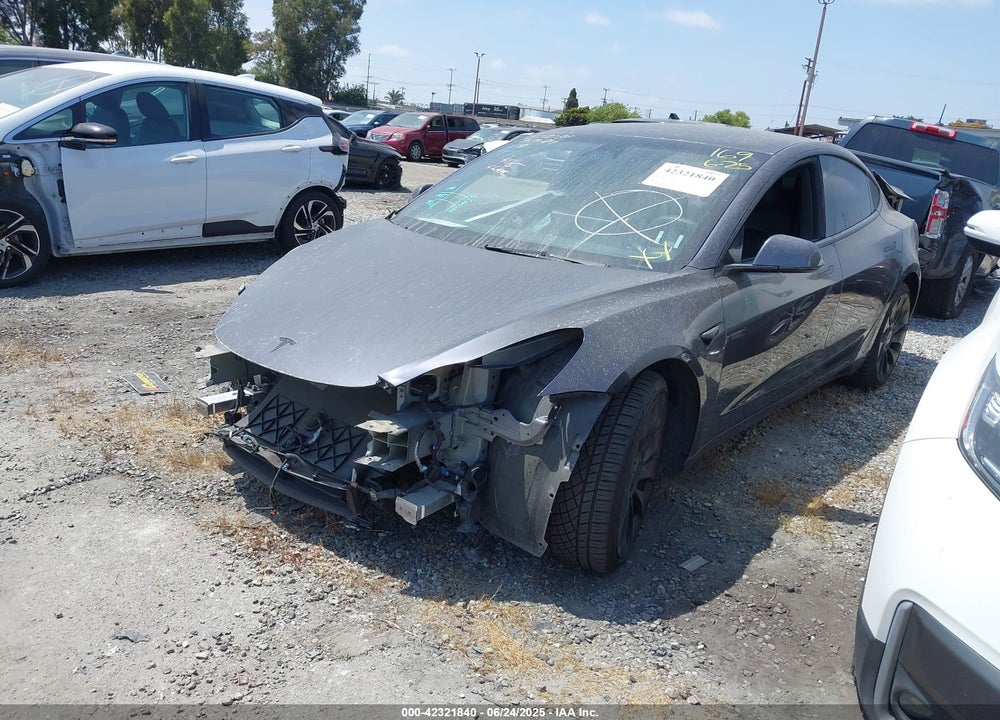 2022 TESLA MODEL 3 PERFORMANCE DUAL MOTOR ALL-WHEEL DRIVE VIN: 5YJ3E1EC7NF176530