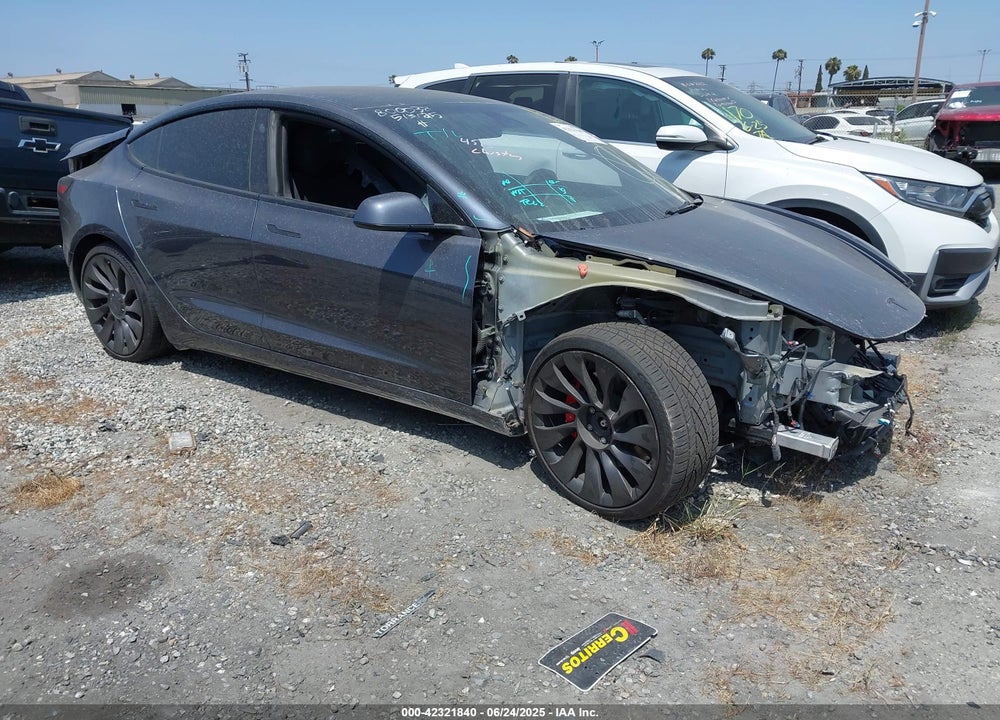 2022 TESLA MODEL 3 PERFORMANCE DUAL MOTOR ALL-WHEEL DRIVE VIN: 5YJ3E1EC7NF176530
