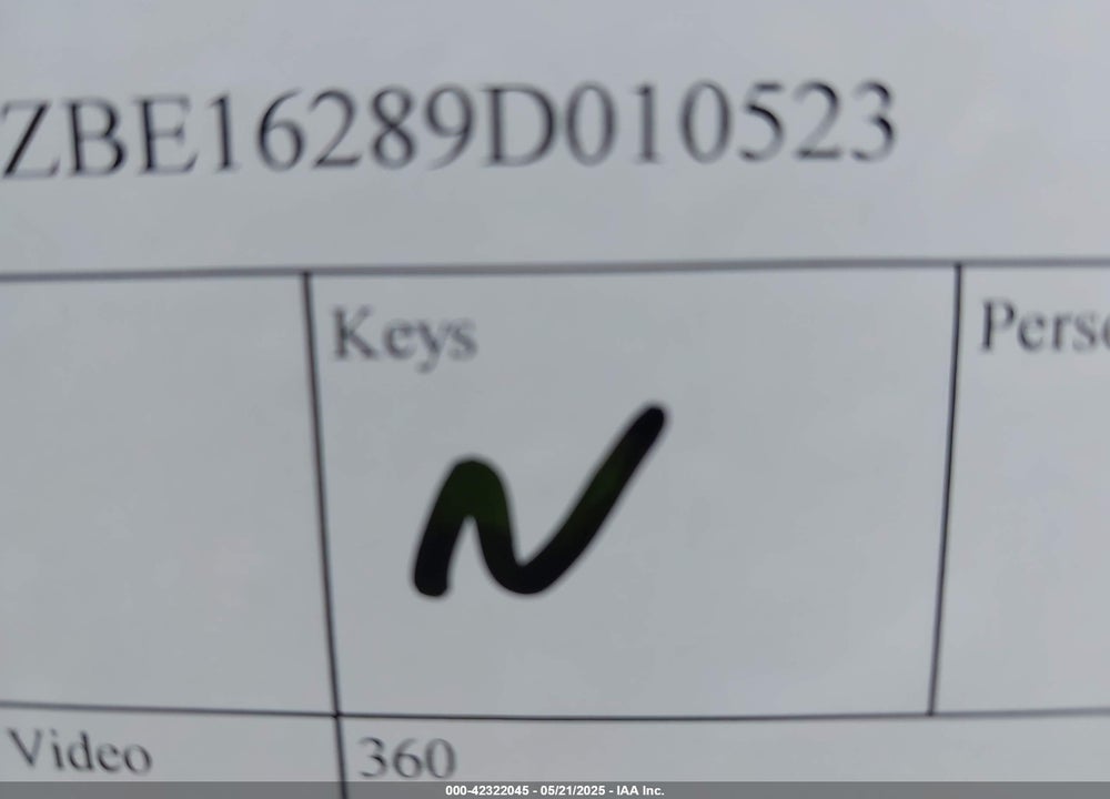 2009 DIAMOND EXTRA TALL ENCLOSED VIN: 5UZBE16289D010523