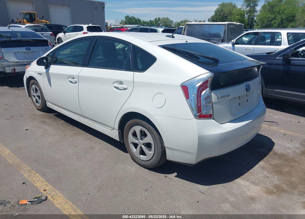 2013 TOYOTA PRIUS FIVE/FOUR/THREE/THREE SE/TWO VIN: JTDKN3DU4D1725870