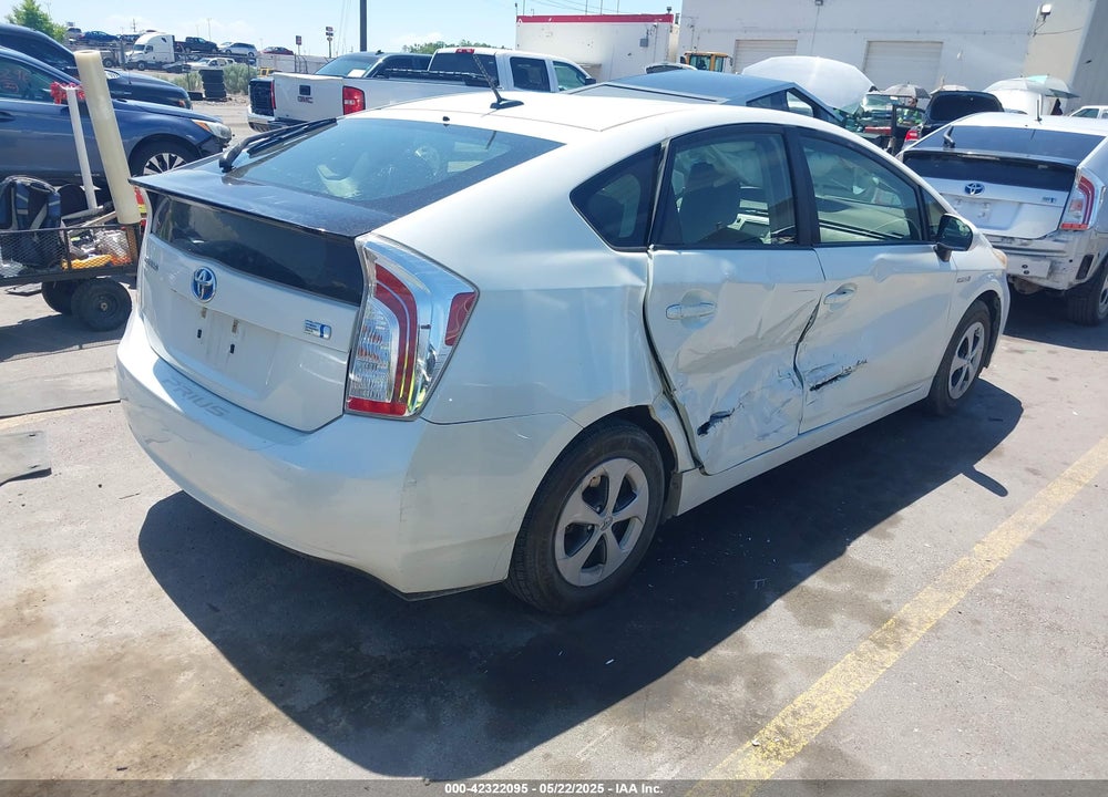 2013 TOYOTA PRIUS FIVE/FOUR/THREE/THREE SE/TWO VIN: JTDKN3DU4D1725870