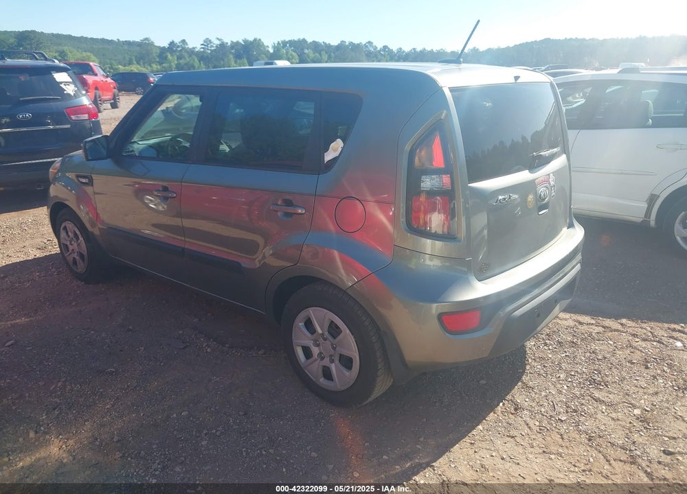 2013 KIA SOUL VIN: KNDJT2A58D7614342
