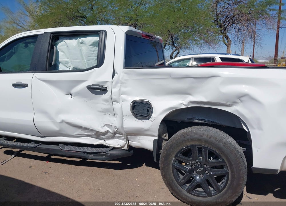 2024 CHEVROLET SILVERADO 1500 2WD SHORT BED CUSTOM VIN: 1GCPABEK5RZ181171