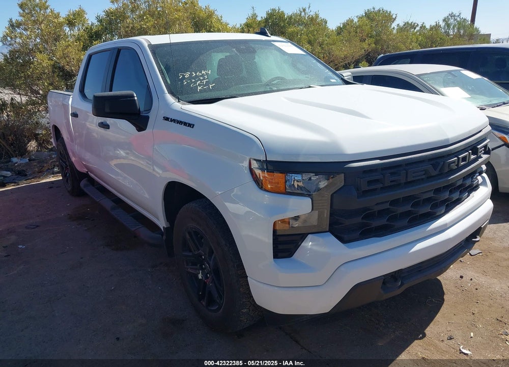 2024 CHEVROLET SILVERADO 1500 2WD SHORT BED CUSTOM VIN: 1GCPABEK5RZ181171