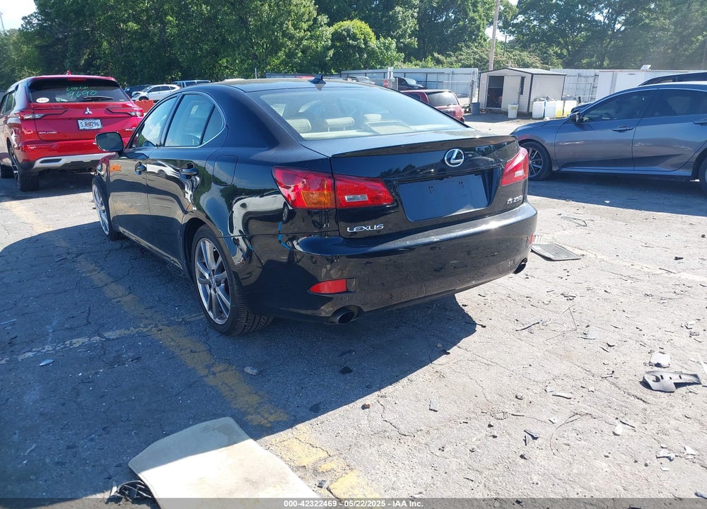 2007 LEXUS IS VIN: JTHBK262172054587