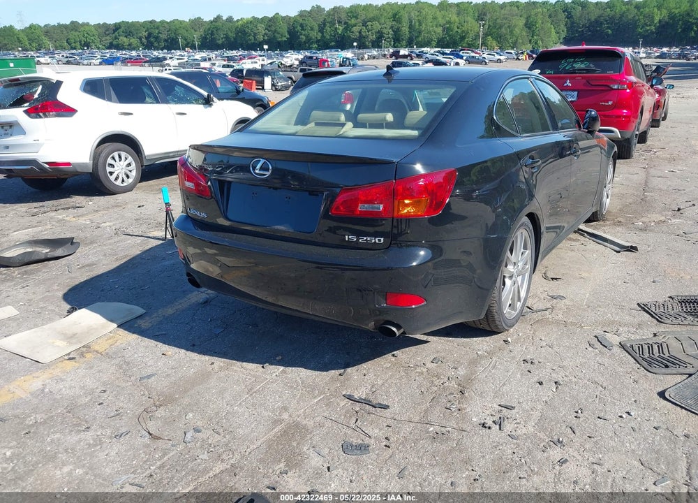 2007 LEXUS IS VIN: JTHBK262172054587