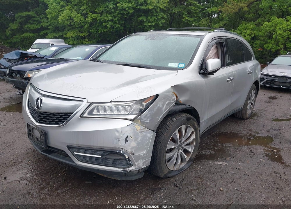 2015 ACURA MDX VIN: 5FRYD4H40FB009747