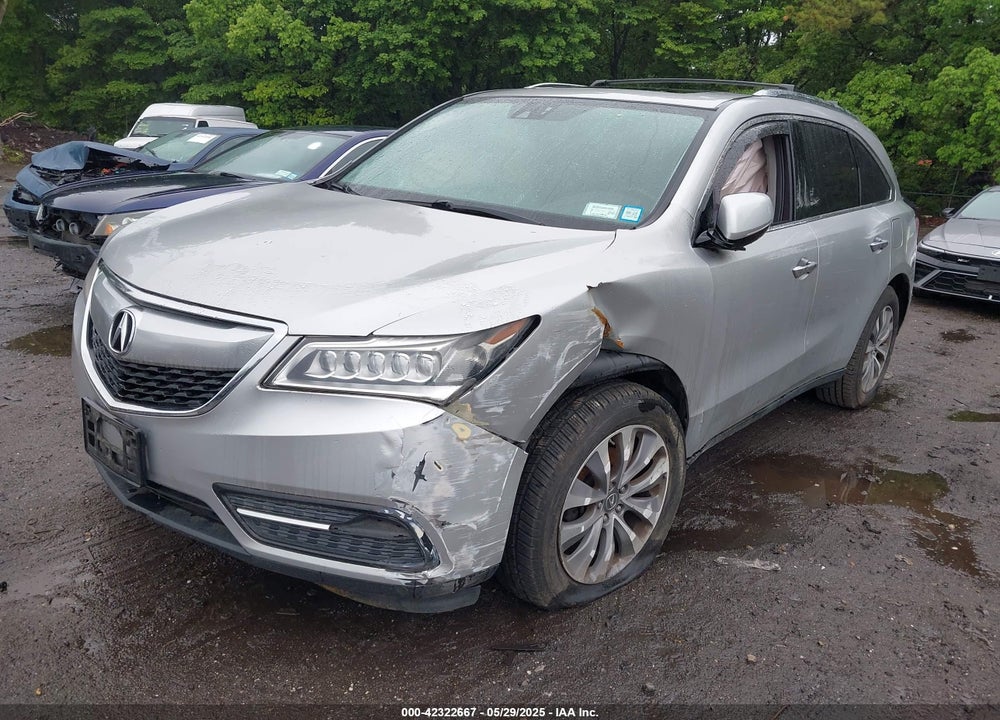 2015 ACURA MDX VIN: 5FRYD4H40FB009747