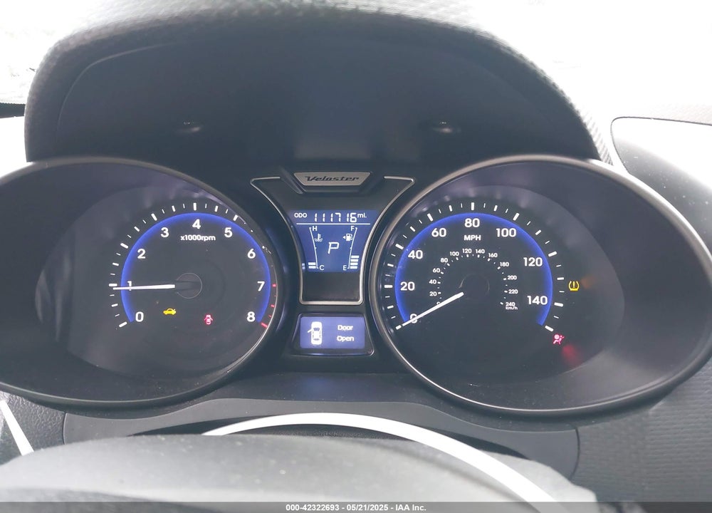 2014 HYUNDAI VELOSTER VIN: KMHTC6AE6EU206856