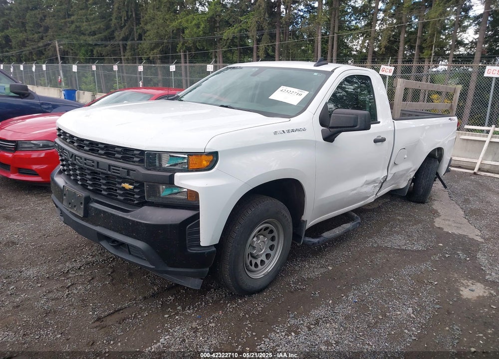2019 CHEVROLET SILVERADO 1500 WORK TRUCK VIN: 3GCNYAEH9KG199986