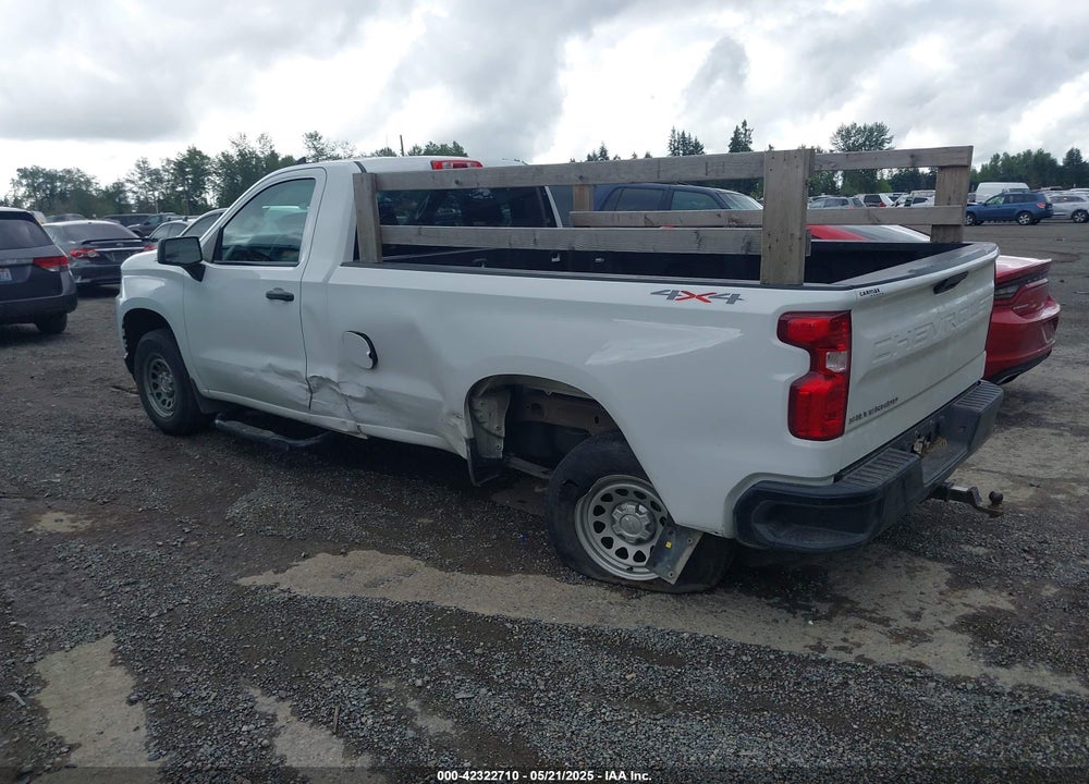 2019 CHEVROLET SILVERADO 1500 WORK TRUCK VIN: 3GCNYAEH9KG199986