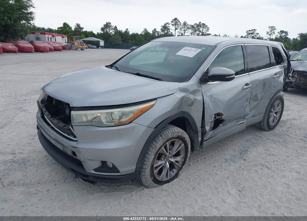 2016 TOYOTA HIGHLANDER LE PLUS V6/LE V6 VIN: 5TDZKRFHXGS124965