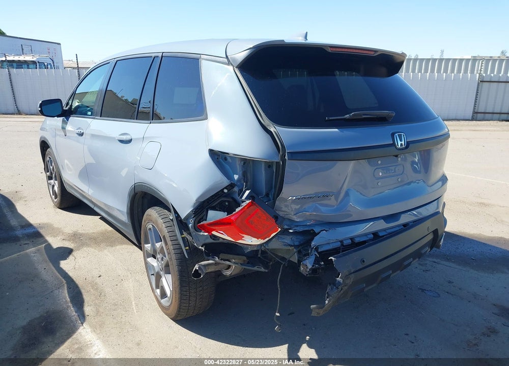 2022 HONDA PASSPORT 2WD EX-L VIN: 5FNYF7H52NB002772