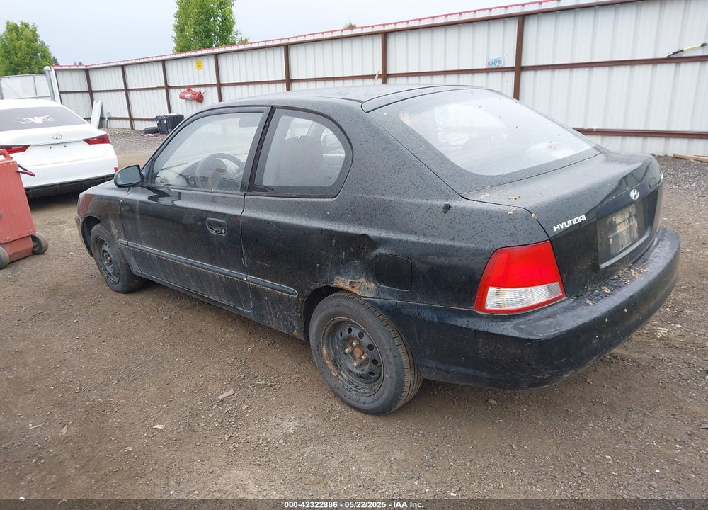 2000 HYUNDAI ACCENT L VIN: KMHCF35G7YU015260
