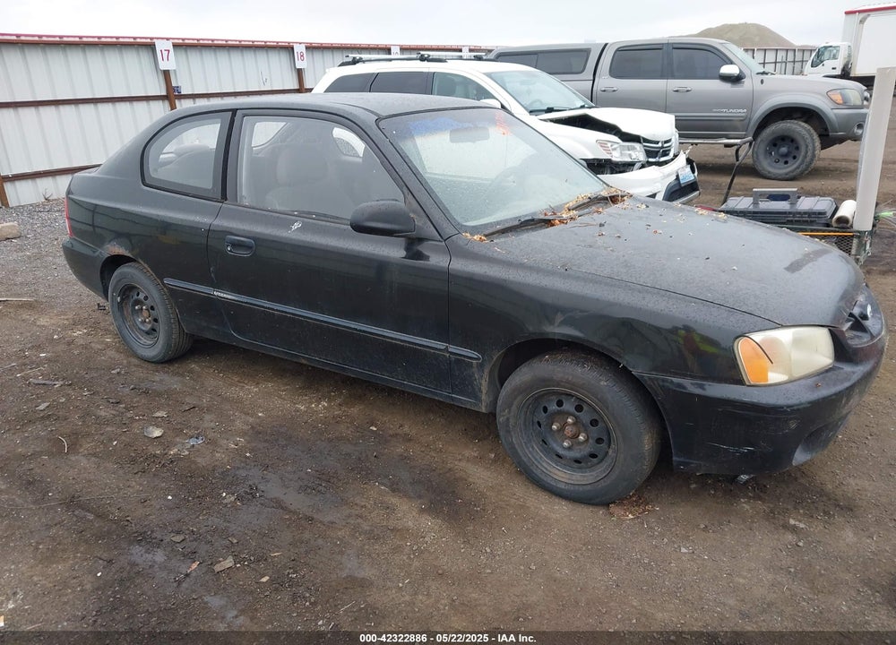 2000 HYUNDAI ACCENT L VIN: KMHCF35G7YU015260