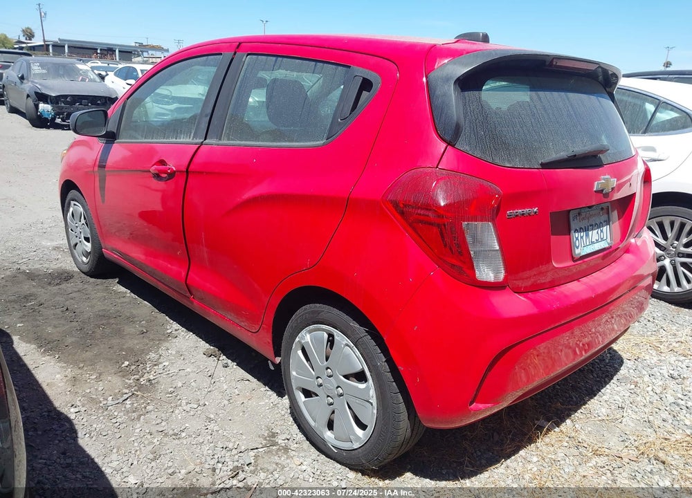 2017 CHEVROLET SPARK VIN: KL8CB6SA8HC838943