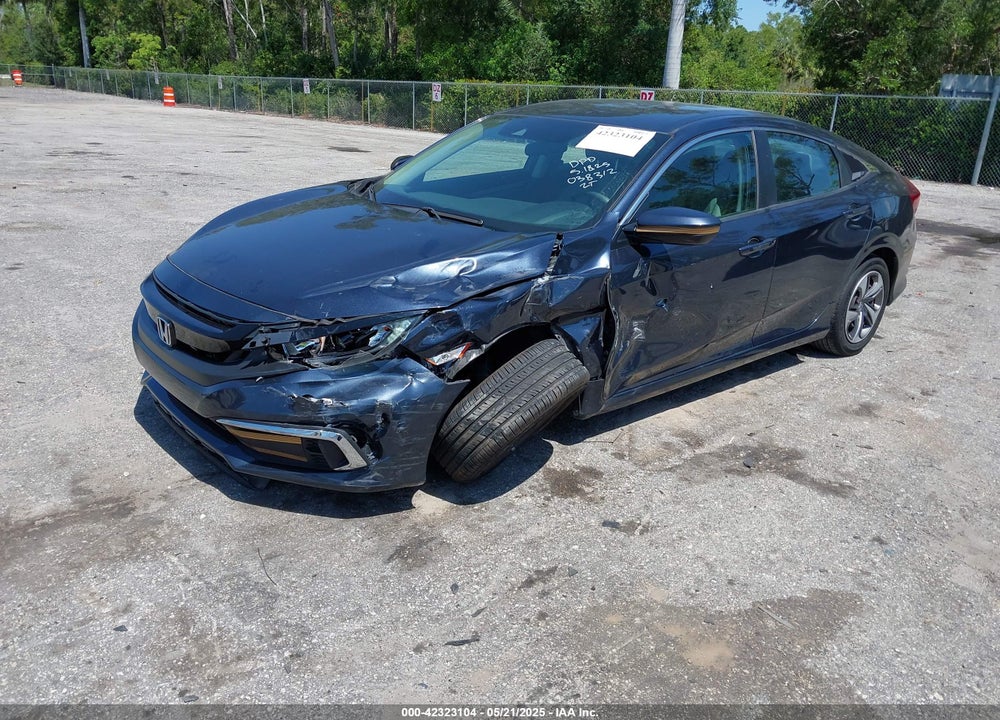 2019 HONDA CIVIC LX VIN: 19XFC2F65KE038312
